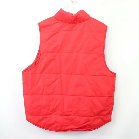 Vintage 90s Full Zip Outdoor Puffer Vest Jacket - Picture 2 of 8